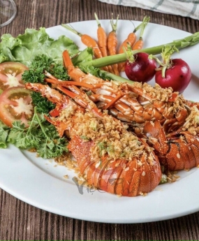 Tôm Hùm Xanh Cháy Tỏi