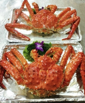 Cua King Grab Hấp