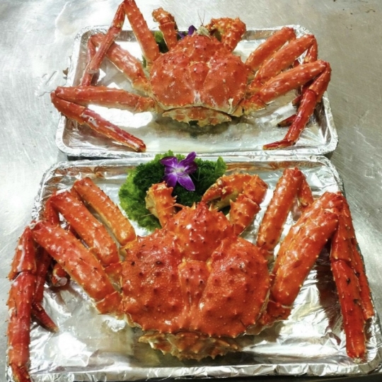Cua King Grab Hấp